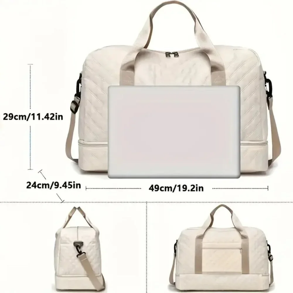 NWT Large Capacity Travel Duffel Bag with Dry/Wet Separation - Picture 3 of 5